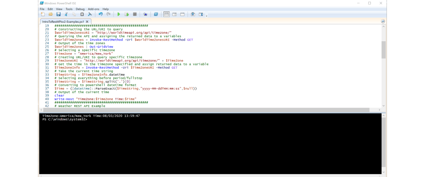 Introduction to making REST API calls using PowerShell – Virtually Sober