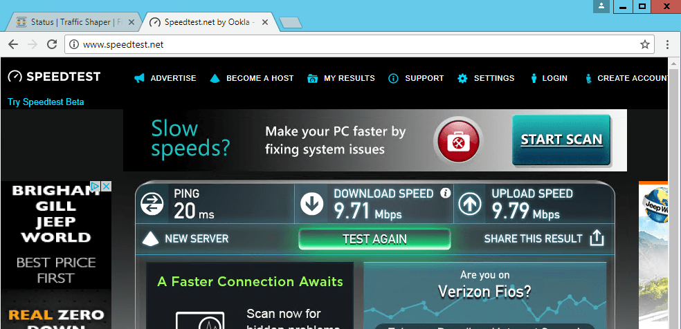 bandwidth throttling