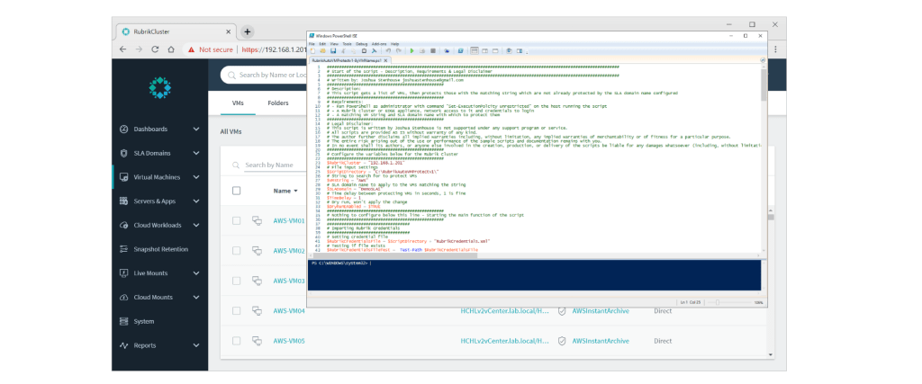 Automating Rubrik VM protection 3 different&nbsp;ways